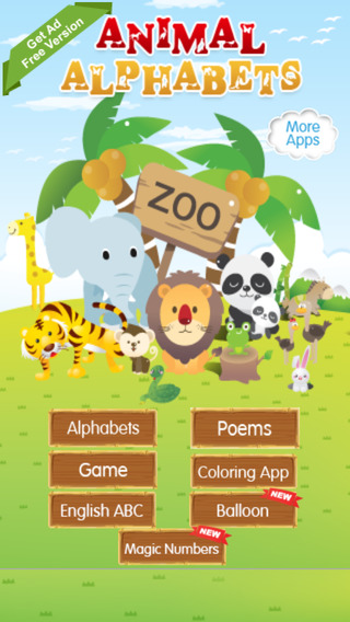 Animal Alphabets Kids - ABC Nursery Rhymes Learning and Fun