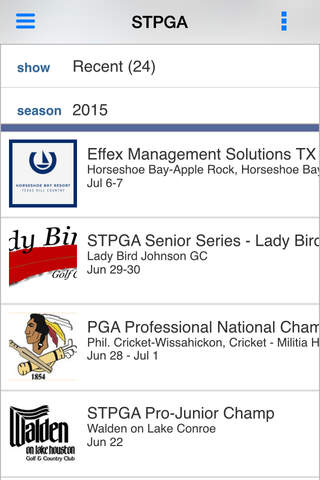 STPGA - Southern Texas PGA screenshot 2