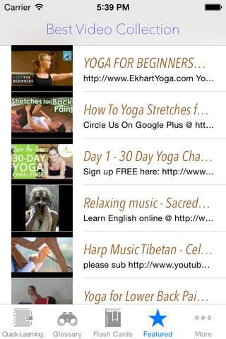 Yoga Dictionary: Flashcards with Free Video Lessons and Cheatsheets screenshot 4