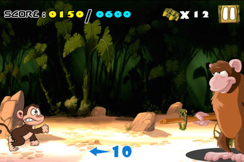 A Banana Monkey Kong Aim – King of the Jungle Ape-s Ring Toss PRO Games