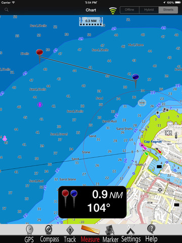 【免費交通運輸App】Upper Normandy GPS Nautical charts pro-APP點子