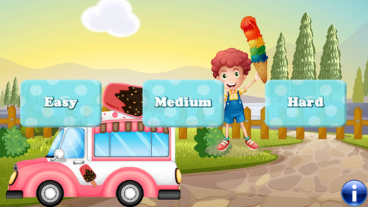 Ice Cream game for Toddlers and Kids : discover the ice creams world FREE game
