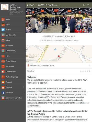 【免費商業App】AWP Conference & Bookfair-APP點子