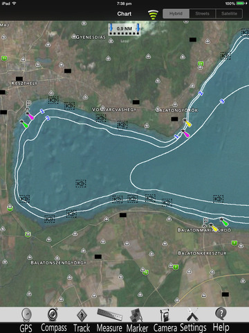 Lake Balaton Nautical charts pro