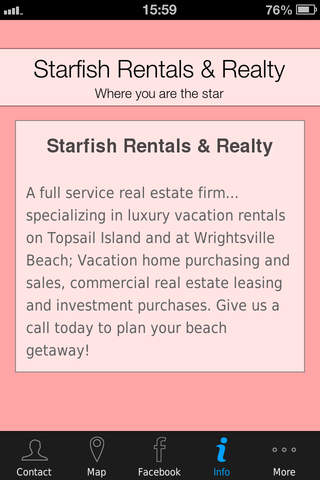 Starfish Rentals & Realty screenshot 4