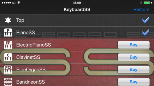 Keyboard instrumentSS IA