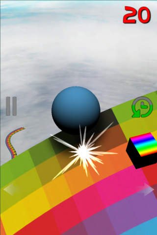 Impossible Rainbow Road screenshot 2