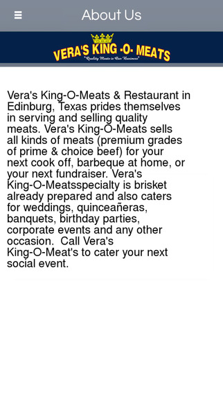 免費下載商業APP|Vera's King O Meats - Edinburg app開箱文|APP開箱王