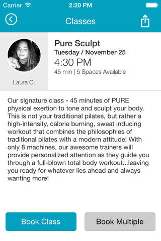 Pure Pilates Austin screenshot 4