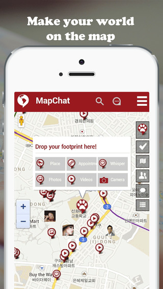 MapChat socialmap