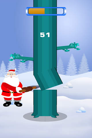 Santa Cuts the Tree - Bubbles Appear screenshot 3