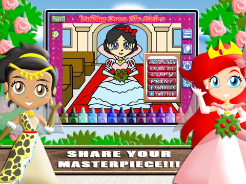 免費下載遊戲APP|My Princess Wedding Coloring Book PRO! - Paint, Color, and Draw Frozen Fairy Tail for Girls app開箱文|APP開箱王