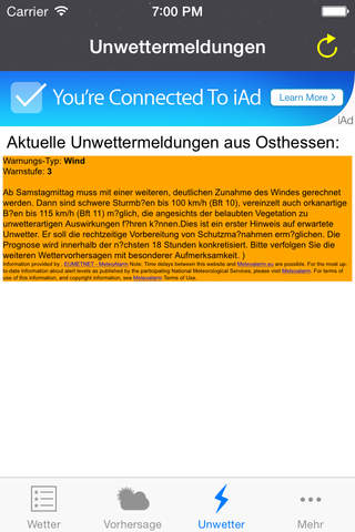Osthessen-Wetter screenshot 4