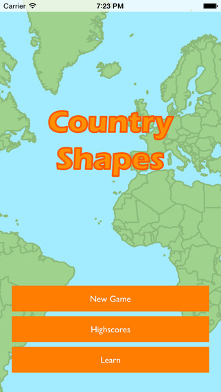 【免費遊戲App】Country Shapes-APP點子