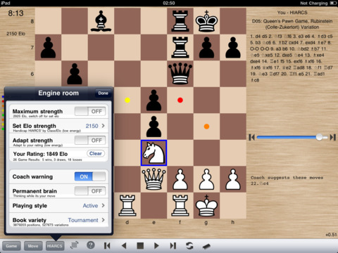 HIARCS Chess for iPad screenshot 4