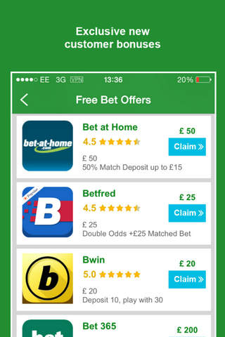 Free Bets Sports Betting App screenshot 2