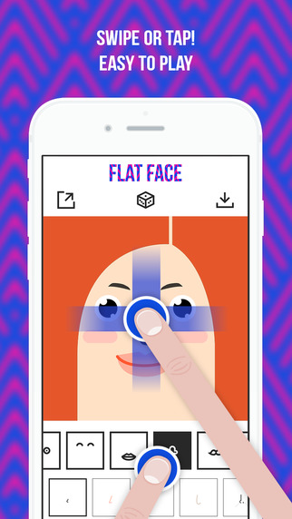 【免費娛樂App】Flat Face - Avatar Face Maker-APP點子