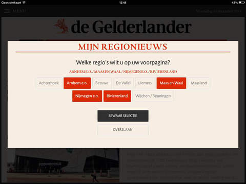 【免費新聞App】De Gelderlander nieuws voor iPad-APP點子