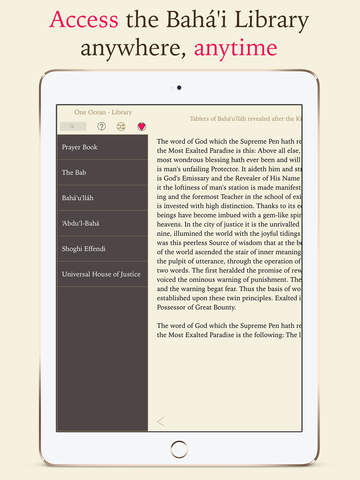 【免費書籍App】One Ocean - Baha'i Library-APP點子