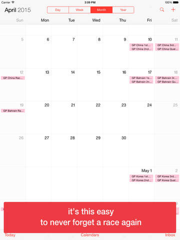 免費下載運動APP|Formula 2015 Race Calendar (AutoCal) app開箱文|APP開箱王