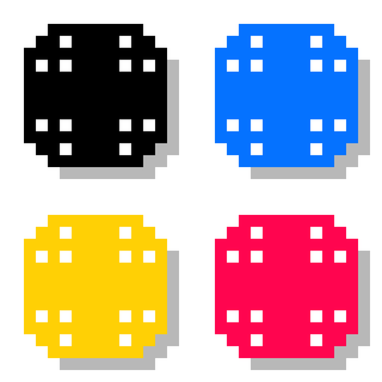 Pixel Tiles: hit the escaping dotted squares mania LOGO-APP點子