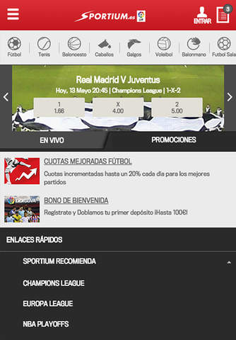 Sportium Apuestas Deportivas screenshot 3