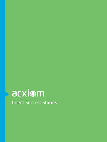 【免費商業App】Acxiom Client Success Stories-APP點子