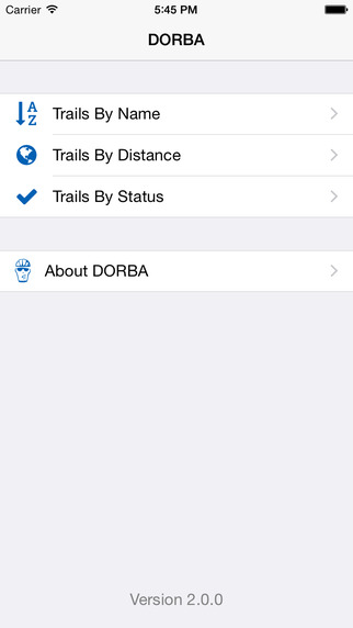 DORBA Trail Status