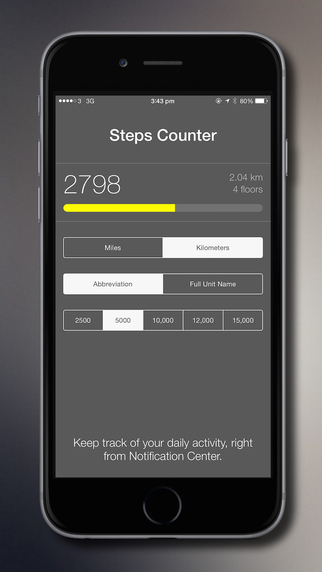 Steps Counter - with Widget