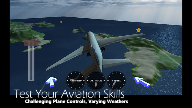 Plane Simulator Classic 2015 - Pilot real jet aircraft SIM fly-ing racing parking flight simulation 