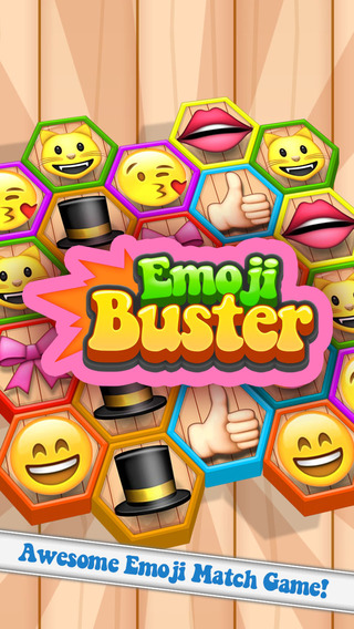 【免費遊戲App】Emoji Buster FREE - A Match Three Emoticon Puzzle Game!-APP點子