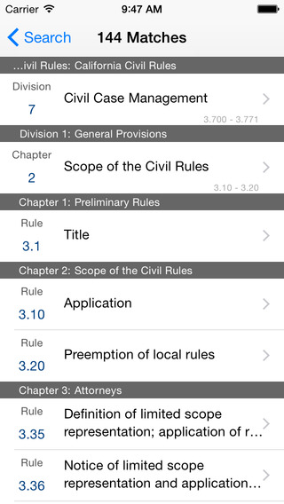 【免費書籍App】CA Civil Rules (California Rules of Court Title 3)-APP點子