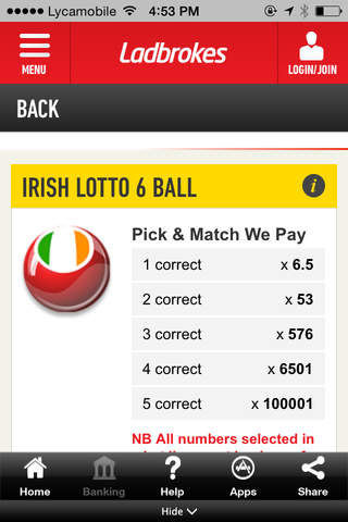 irish lotto numbers ladbrokes