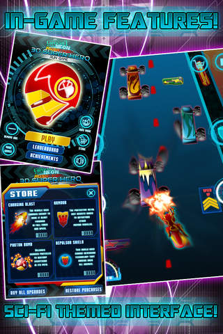 Astral Neon Realm - Super Hero Racer Rage screenshot 2