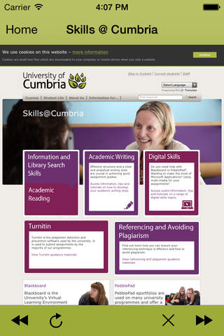 University of Cumbria - new student@UoC screenshot 3