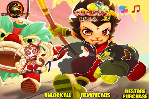 A Little Monkey - Super Hero Running, Jumping Games screenshot 3