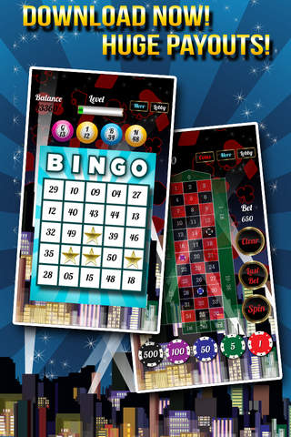 Classic Casino House of Poker Blitz, Bingo Party and Roulette Wheel of Jackpots! screenshot 2