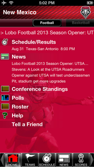 【免費運動App】New Mexico Lobos SuperFans-APP點子
