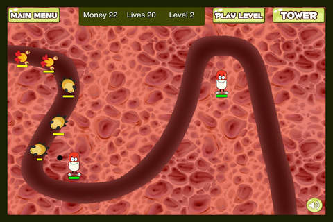 Attack on the Human Fortress Invasion of the Microbes Virus and Plague Defense Game HD FREE screenshot 4