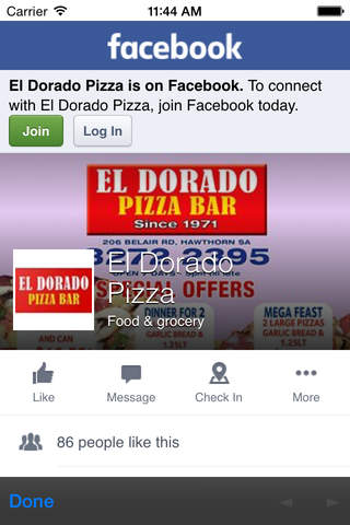 El Dorado Pizza Bar – Hawthorn, Adelaide screenshot 2