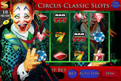 *777* A Abbies Las Vegas Circus Jackpot Classic Slots Machine screenshot 2