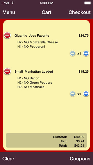 【免費生活App】Joe's New York Pizza-APP點子