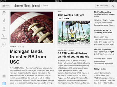 Stevens Point Journal for iPad