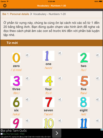 【免費教育App】Tieng Anh Co Ban 1 ( Tieng Anh 123 - English Basic 1)-APP點子