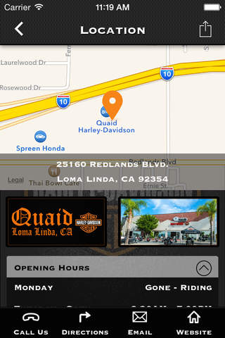 Quaid Harley-Davidson, Inc. screenshot 2