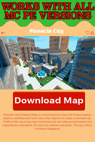 Creative Minecraft PE Edition - Download Best Maps for Minecraft Pocket Edition screenshot 2