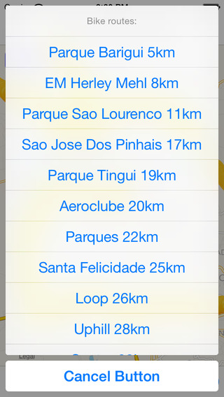 【免費運動App】Curitiba Cycling Map-APP點子