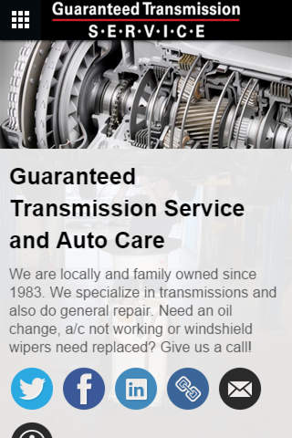 Guaranteed Transmission Service & Auto Care screenshot 2