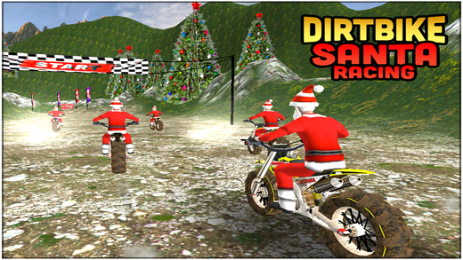 【免費遊戲App】Dirt Bike Santa Racing-APP點子