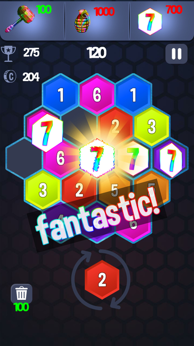 Seven Hex Puzzle screenshot 4